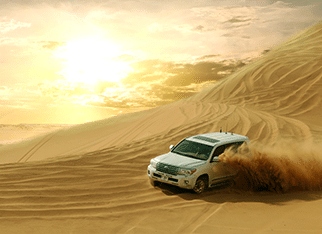 Dune Bashing in Morning Safari