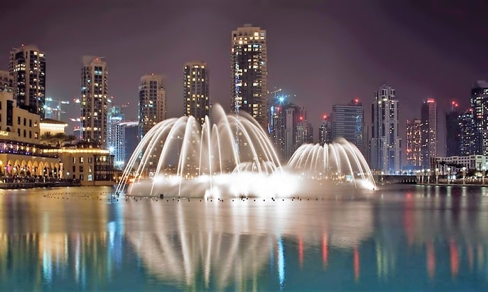 dubai fountain show