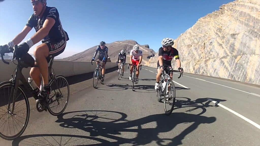 Cycling in Jebel Jais Mountains