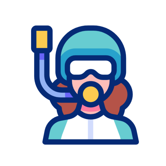 snorkeling icon