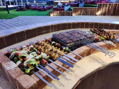 bbq items in camp site