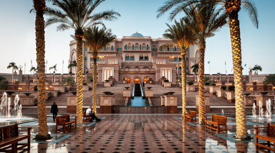 Emirates Palace Hotel front view