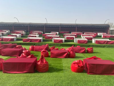 VIP sitting area camp site